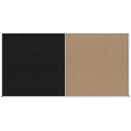 United Visual Products Enclosed Corkboard, 1 Door, 48"x36", 4" Fra, UV3416-WHITE-PUMICE UV3416-WHITE-PUMICE